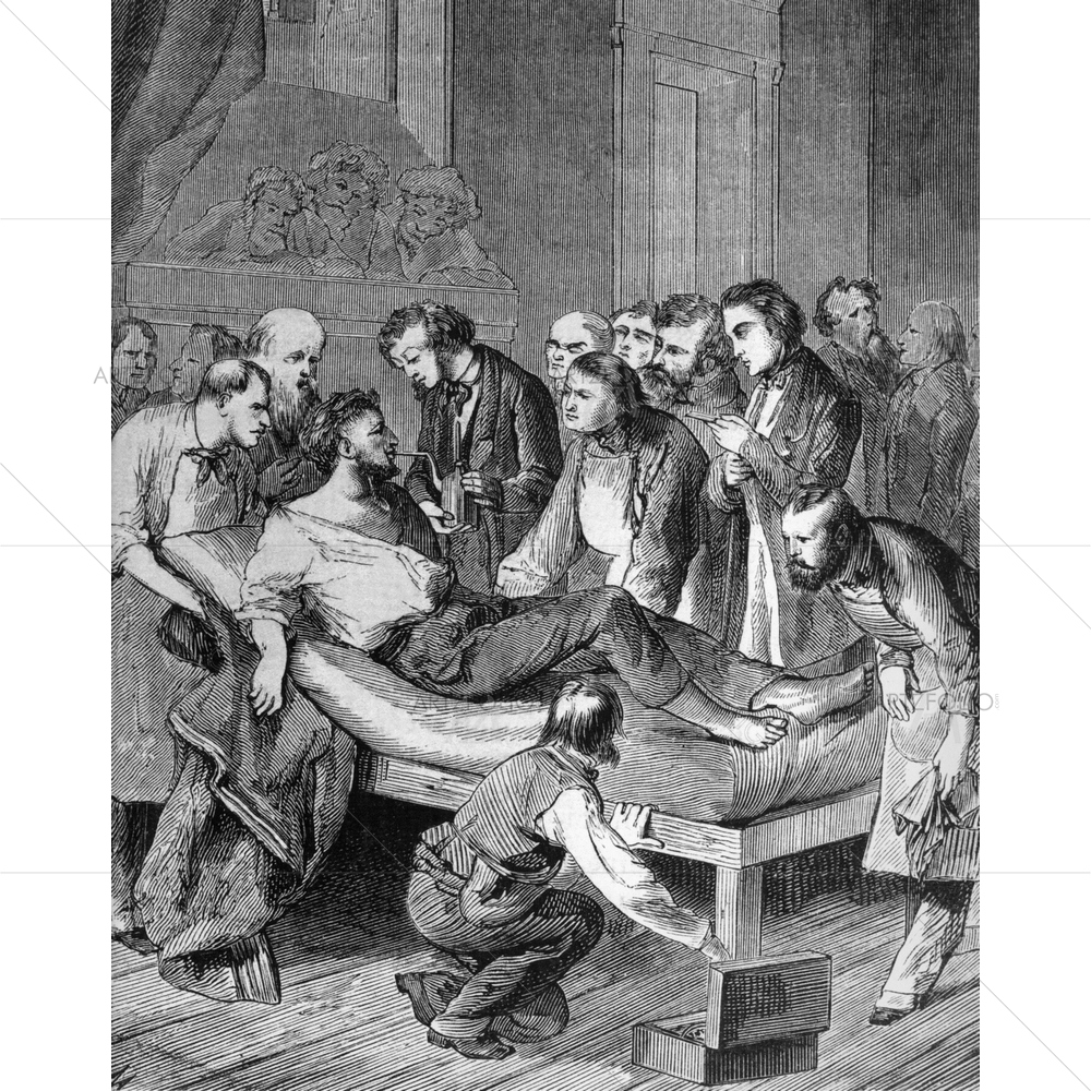 Gilbert Abbott, Massachusetts General Hospital, 1846 — American custom art by ArtzFolio
