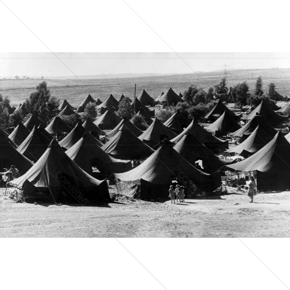 Tents for Jewish Immigrants, Israel — Ancient custom art by ArtzFolio