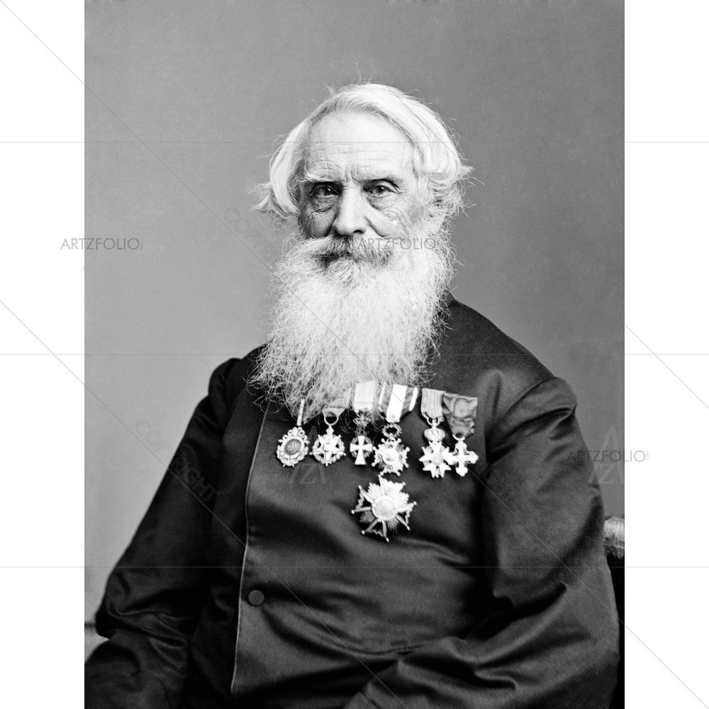 Samuel F.B.Morse Portrait, 1791-1872 — custom-size art design 5010201