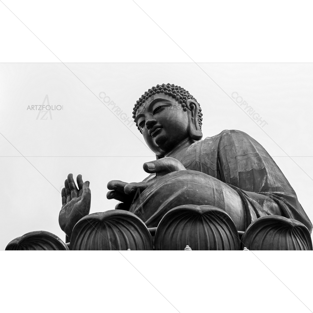 Bronze Lord Buddha, Hong Kong, China — Devotional custom art by ArtzFolio