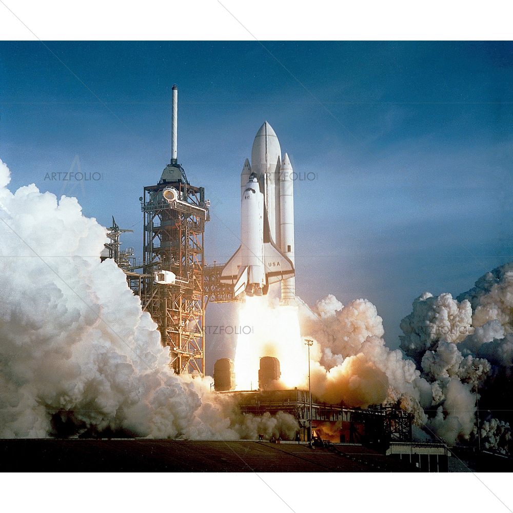 First Space Shuttle, Apr 12, 1981 — American custom art by ArtzFolio