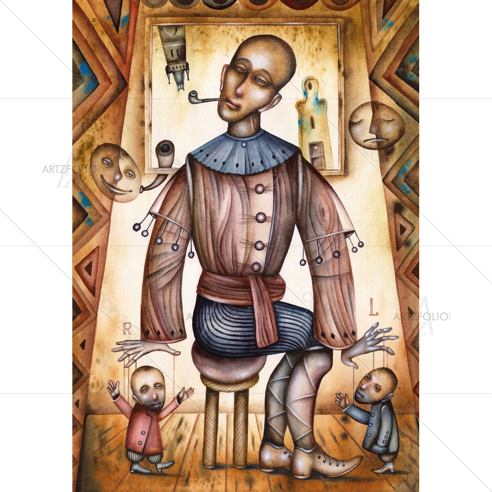 Marionette Portrait — Adult custom art by ArtzFolio