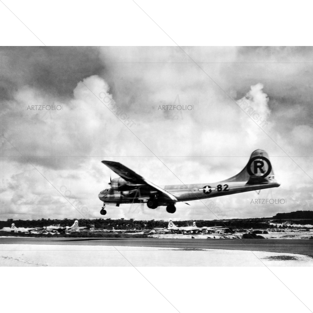 Atomic Bombing Mission on Hiroshima, Japan, 1945 — American custom art by ArtzFolio