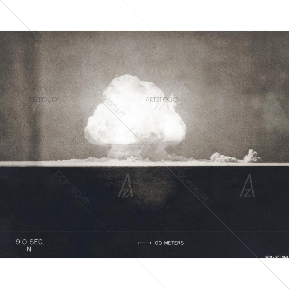 First Atomic Explosion, WWI, July 16, 1945 D1 — American custom art by ArtzFolio