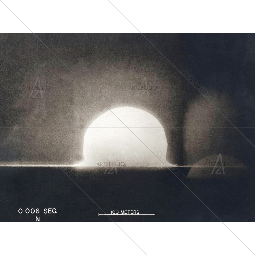 First Atomic Explosion, WWI, July 16, 1945 D2 — American custom art by ArtzFolio