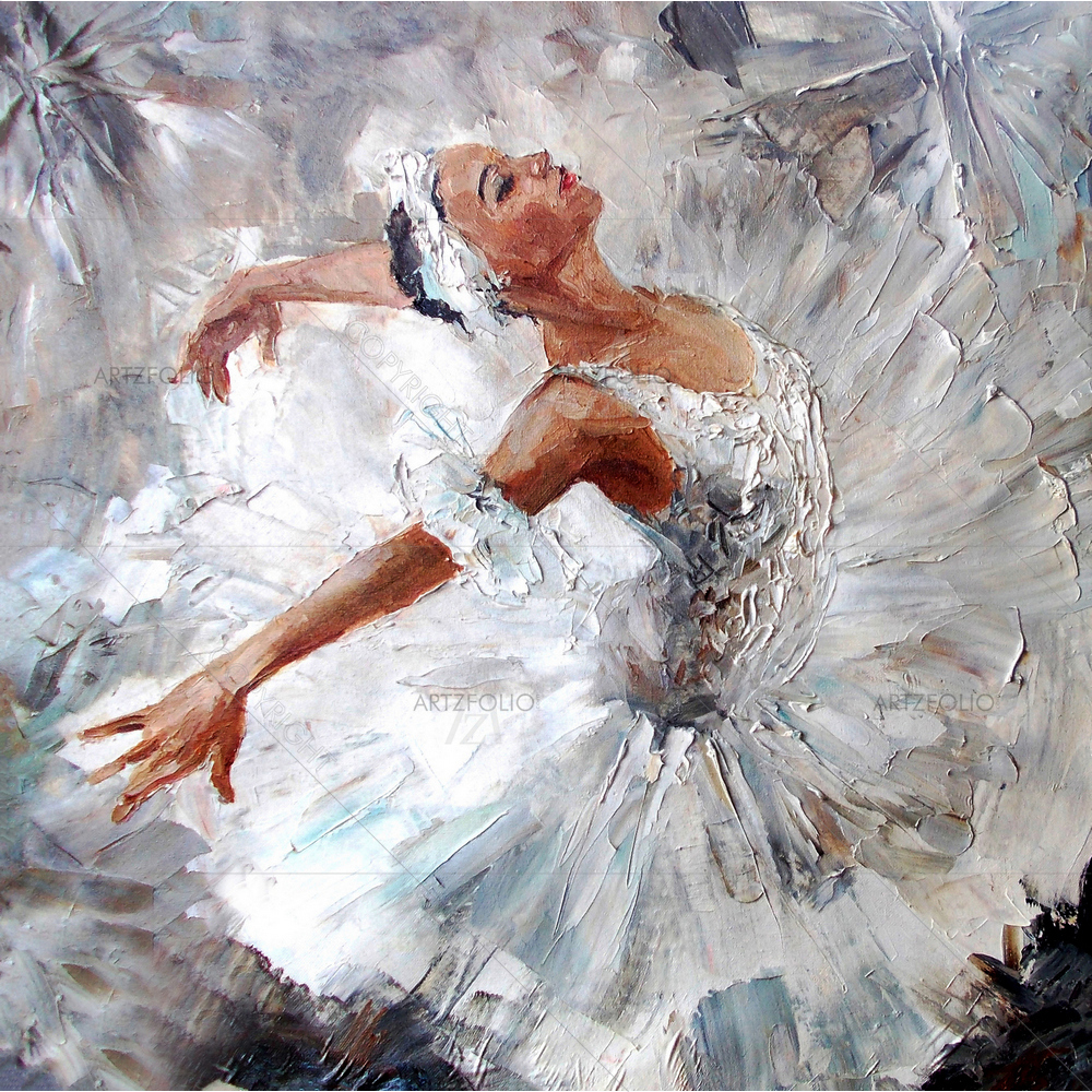 Ballerina Dancing — custom-size art design 5010271