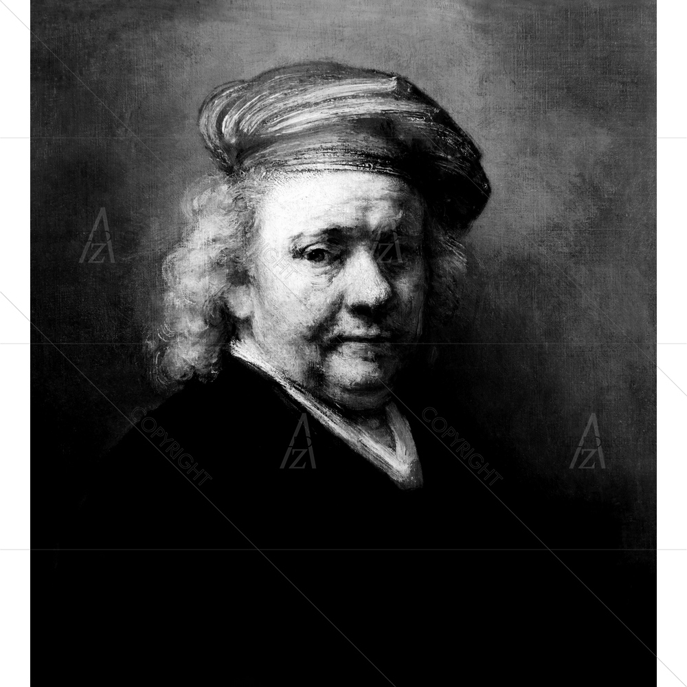 Rembrandt Harmenszoon Van Rijn Self Portrait, 1669 — custom-size art design 5010284