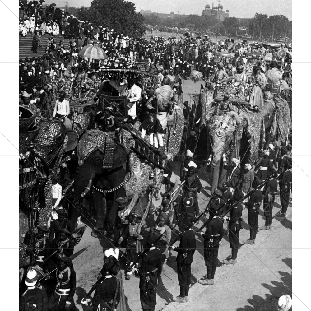 Durbar Festival, Delhi, India, 1903 — custom-size art design 5010290