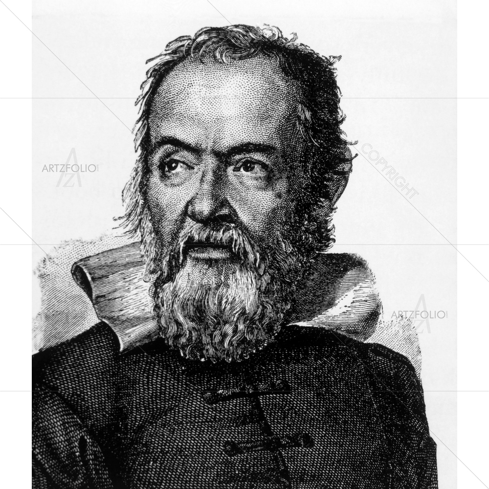 Galileo Portrait — custom-size art design 5010292