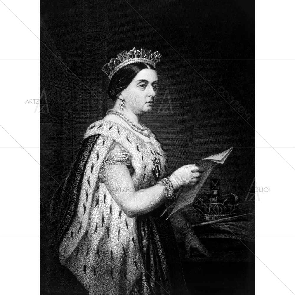Queen Victoria Portrait, 1819-1901 D2 — custom-size art design 5010293