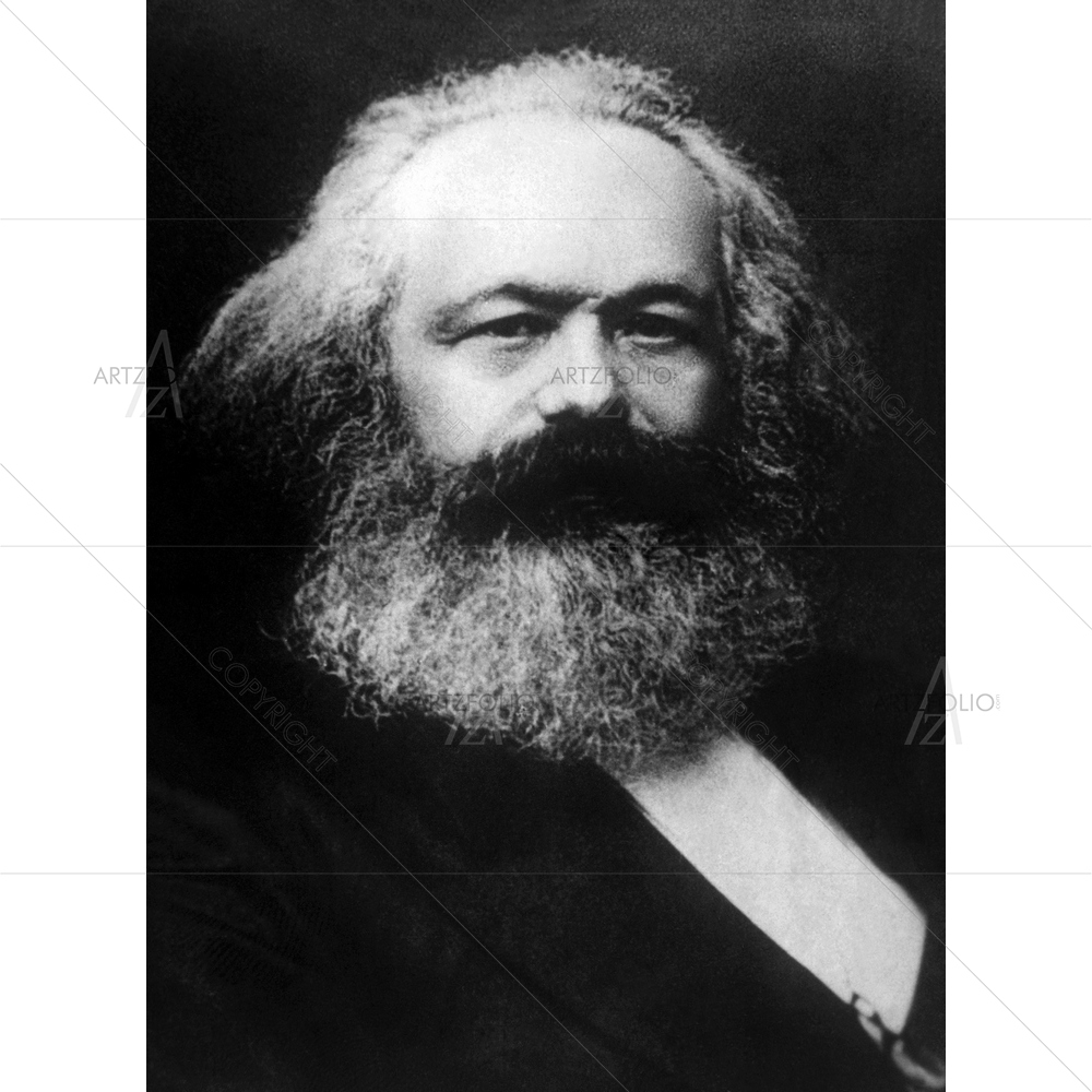 Karl Marx Portrait — custom-size art design 5010299