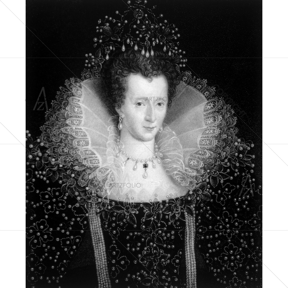 Queen Elizabeth I Portrait, 1533-1603 — custom-size art design 5010316