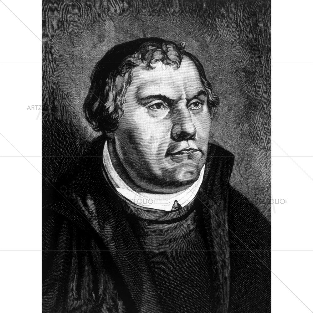 Martin Luther Portrait, 1483-1546 — custom-size art design 5010318