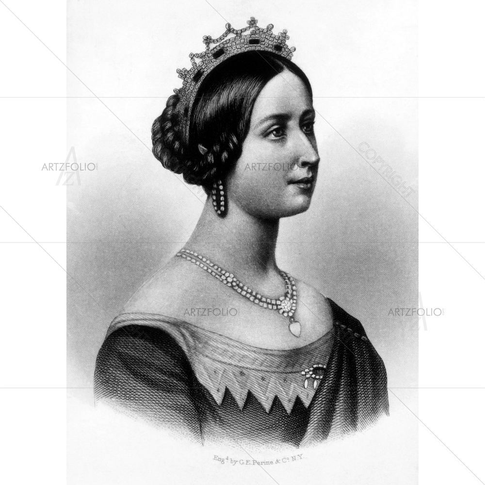 Queen Victoria Portrait, 1819-1901 D3 — custom-size art design 5010323