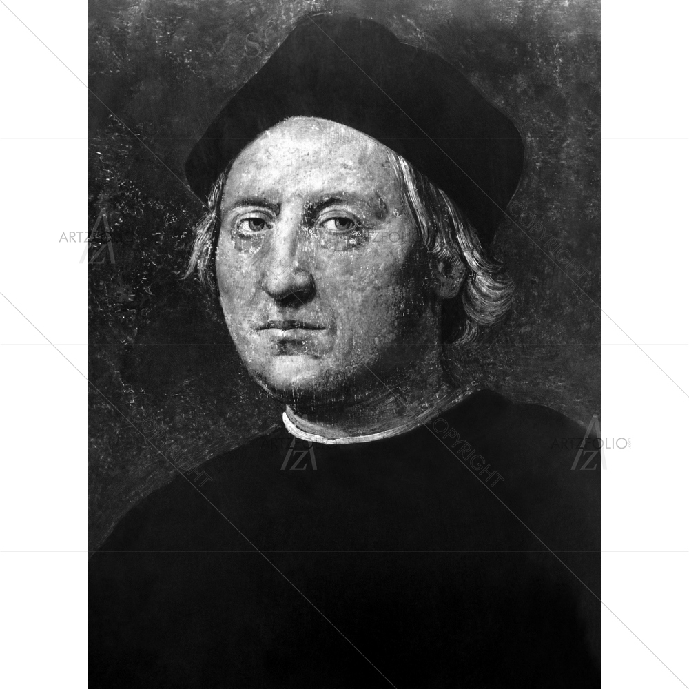 Christopher Columbus, Italian Explorer and Sailor — custom-size art design 5010325