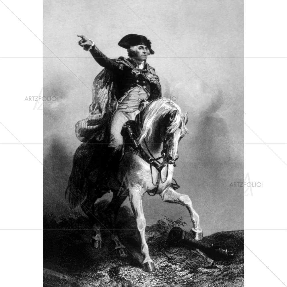 General George Washington Portrait — custom-size art design 5010329