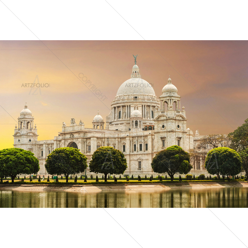 Victoria Memorial, Calcutta, India — custom-size art design 5010345