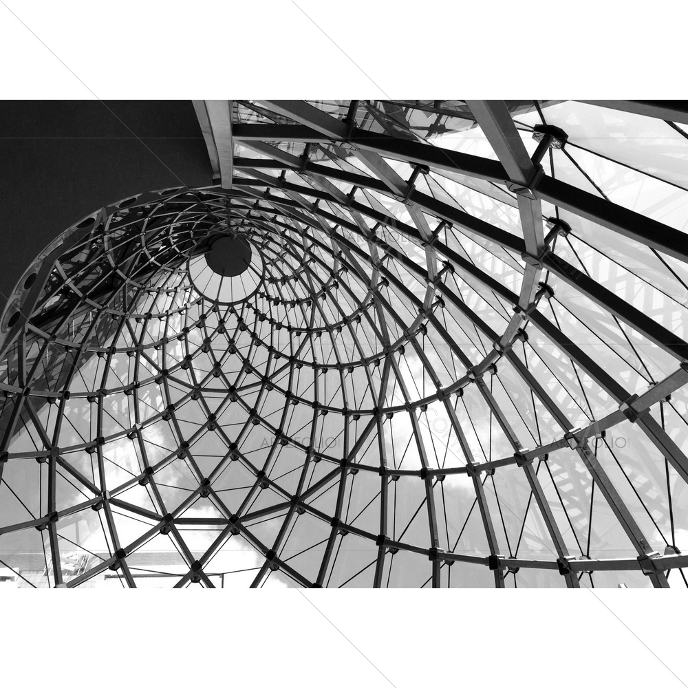 Whirl Architecture Rooftop — Abstract custom art by ArtzFolio