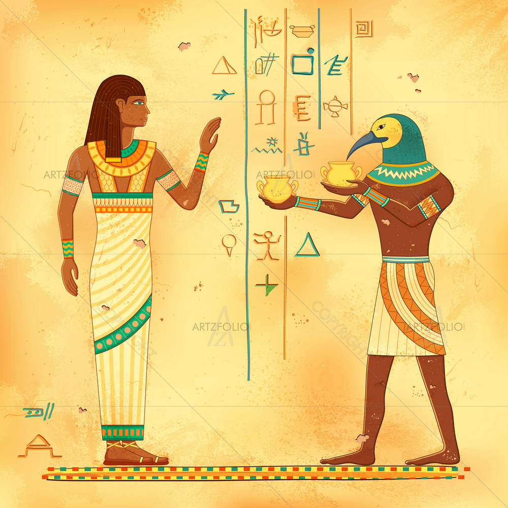 Egyptian Human Art D4 — Devotional custom art by ArtzFolio