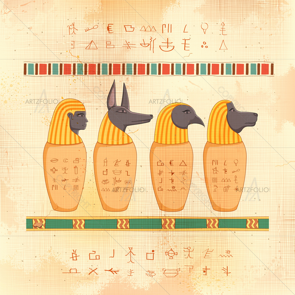 Egyptian Human Art D5 — custom-size art design 5010378