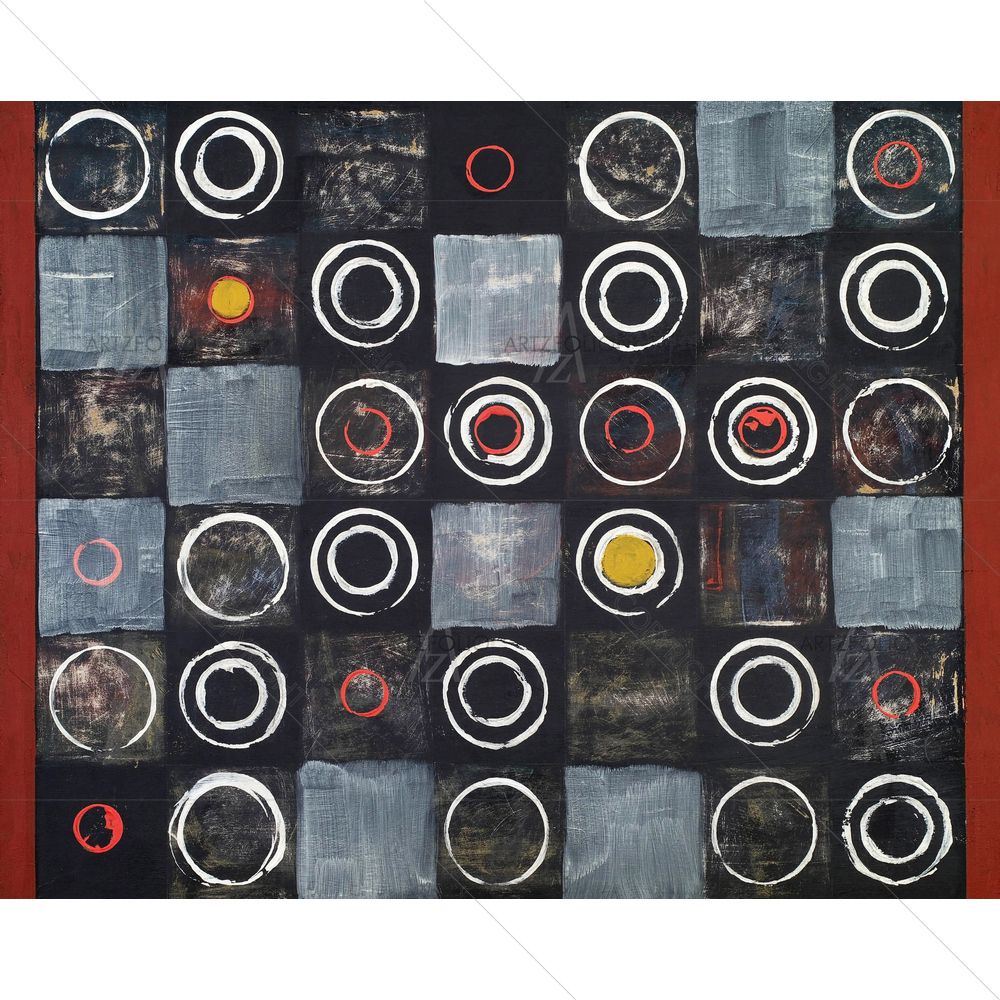 Abstract Circles D4 — Abstract custom art by ArtzFolio