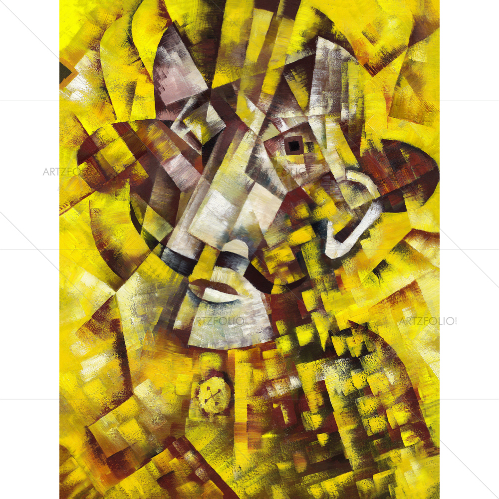 Cubistic Portrait D1 — custom-size art design 5010425