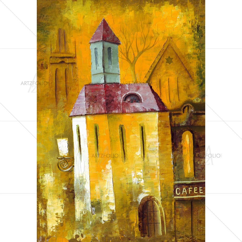 Cubistic City D2 — custom-size art design 5010426