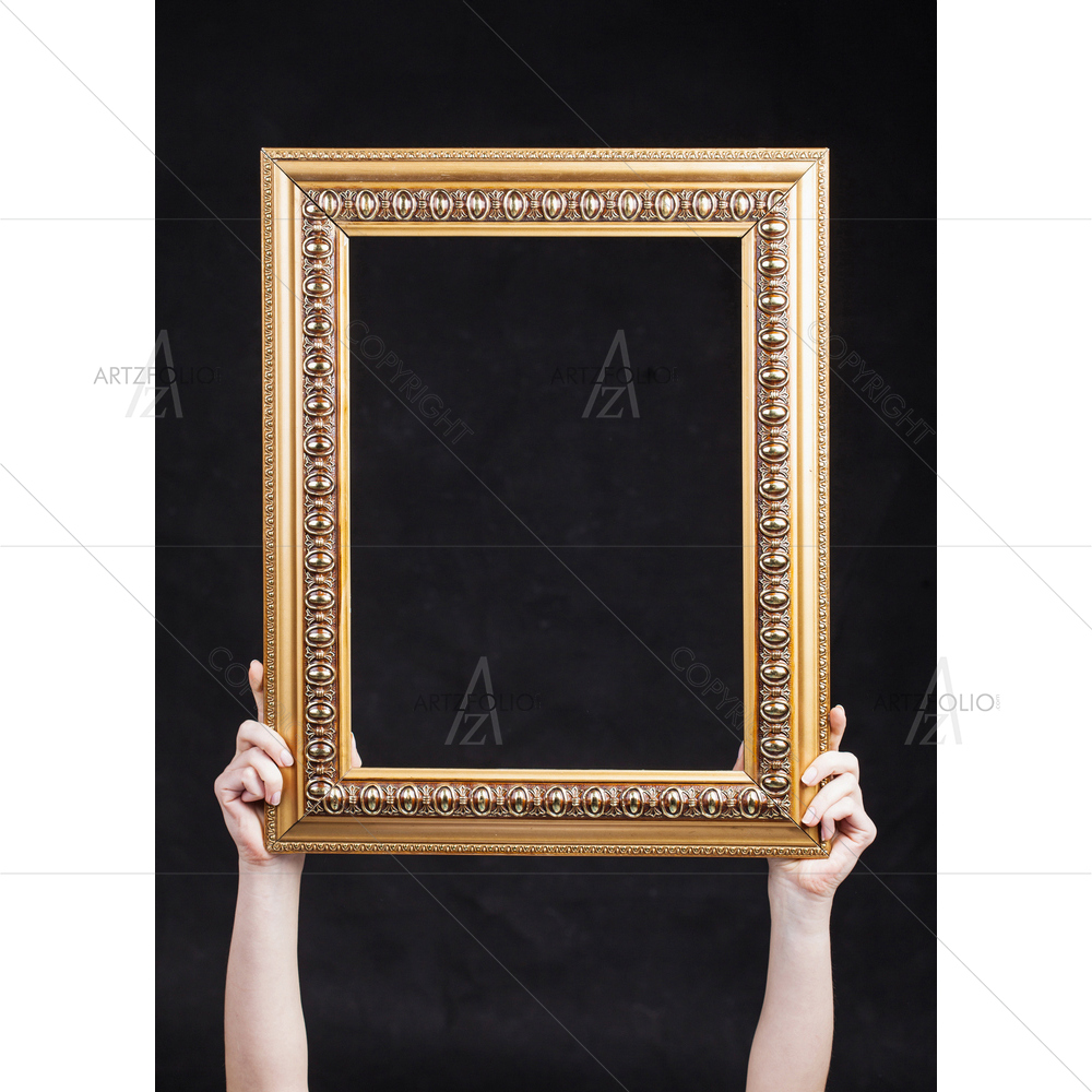 Frame in Hand D1 — custom-size art design 5010439