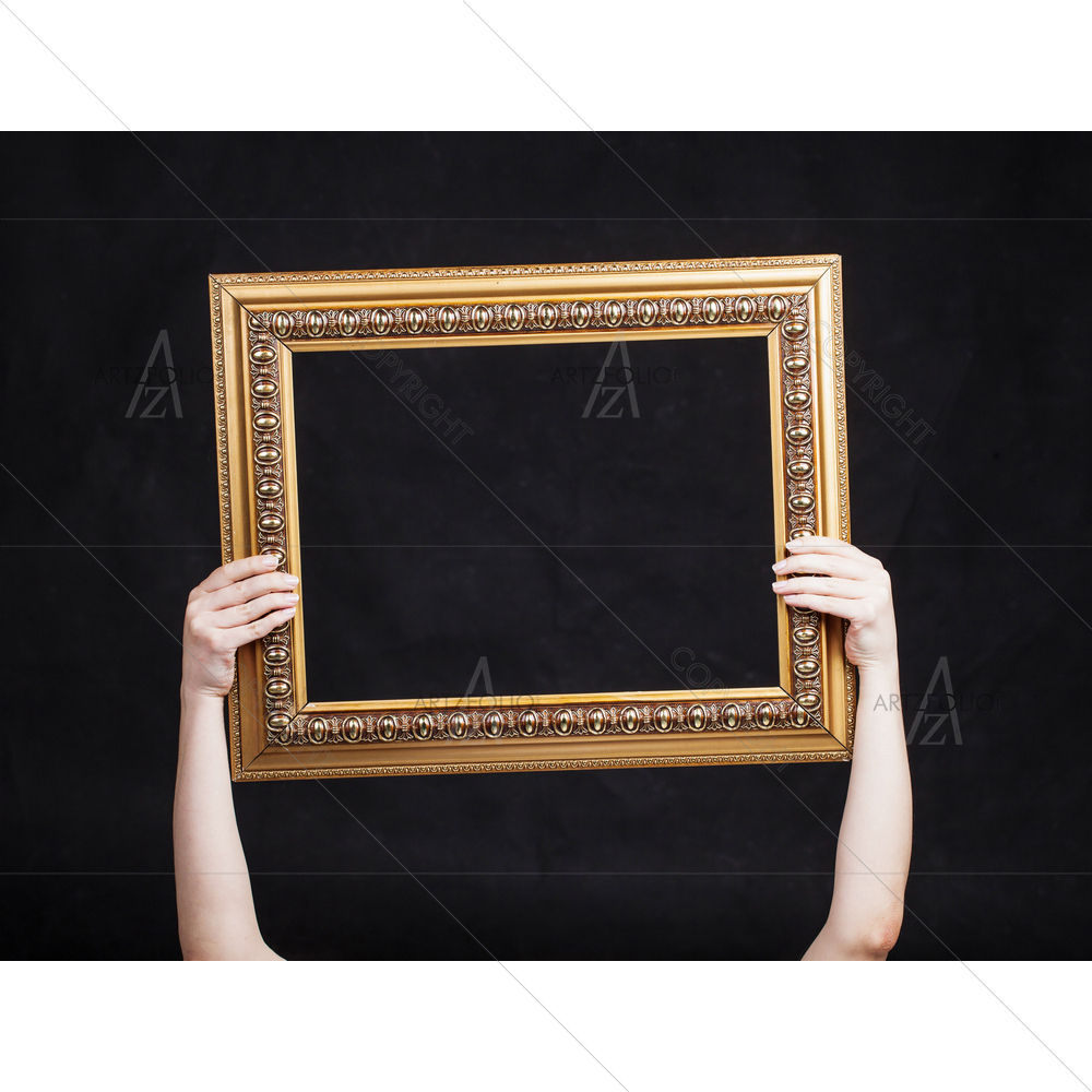 Frame in Hand D2 — Asian custom art by ArtzFolio