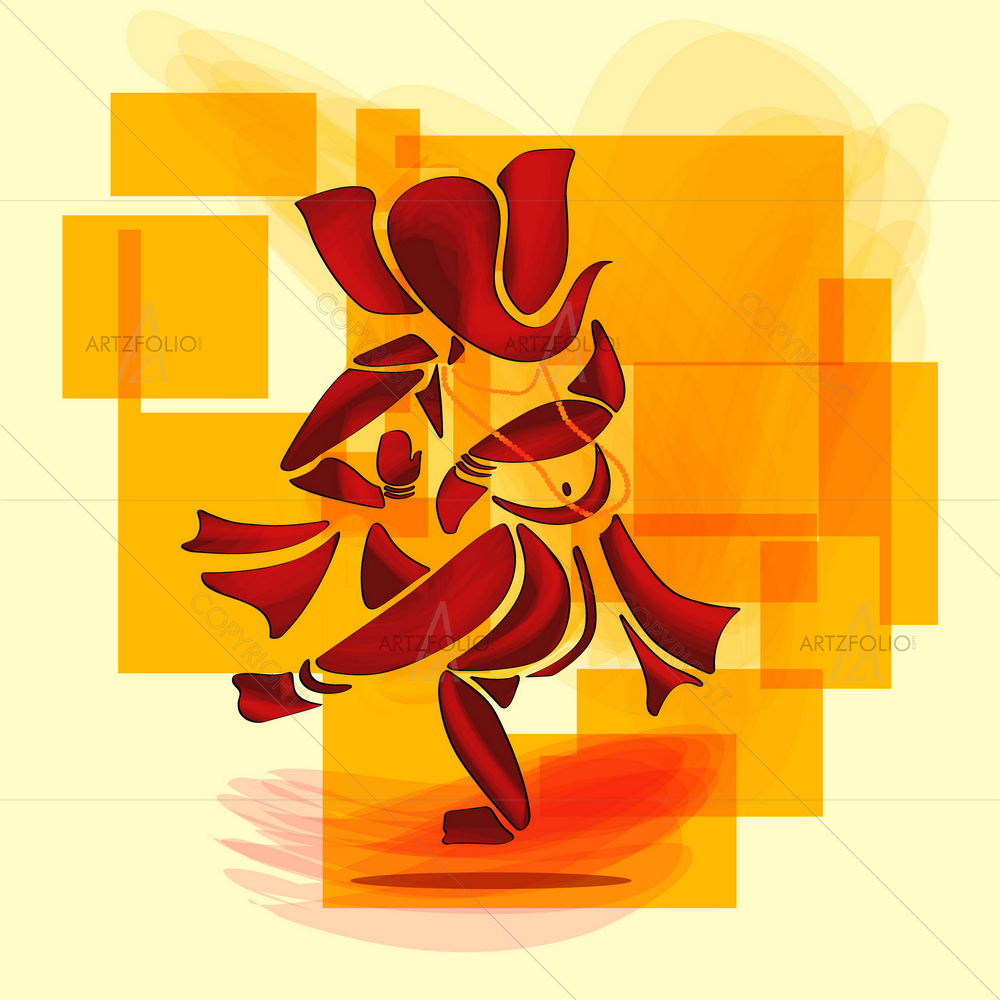God Ganesh Dancing — custom-size art design 5010470