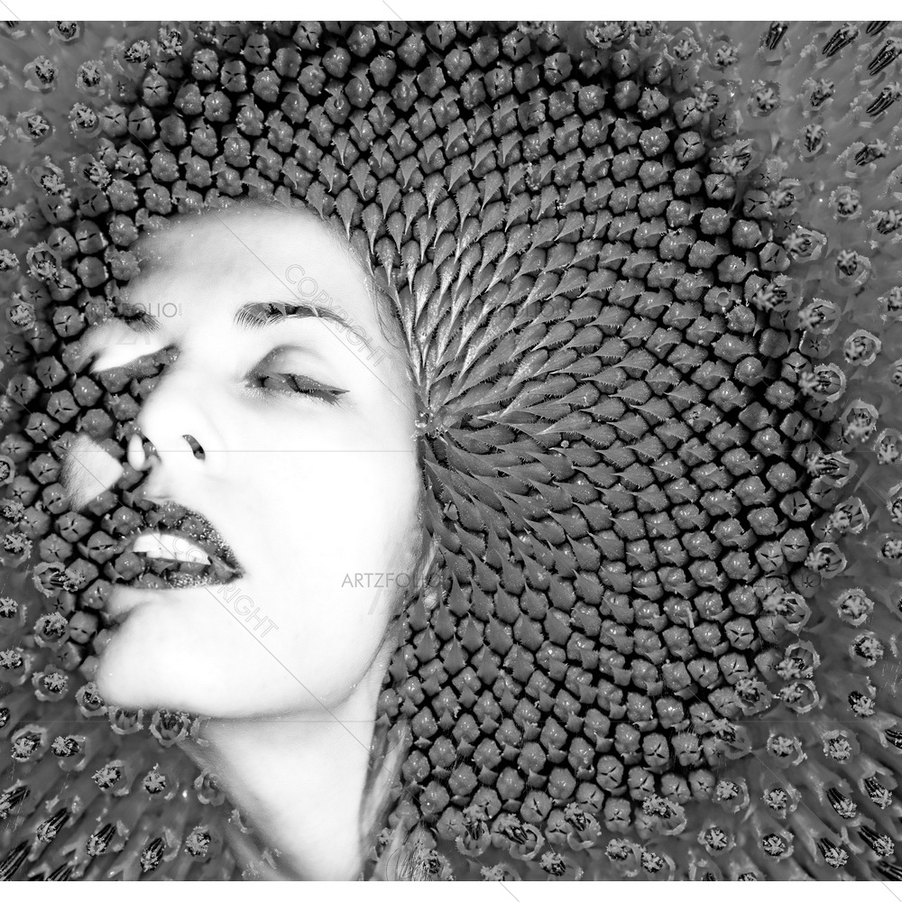 Dreamy Woman Portrait — custom-size art design 5010483