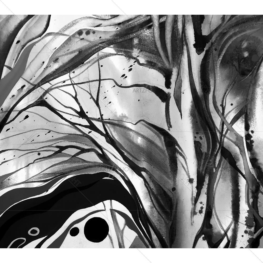 Monochrome Avant-Grade Art — custom-size art design 5010512