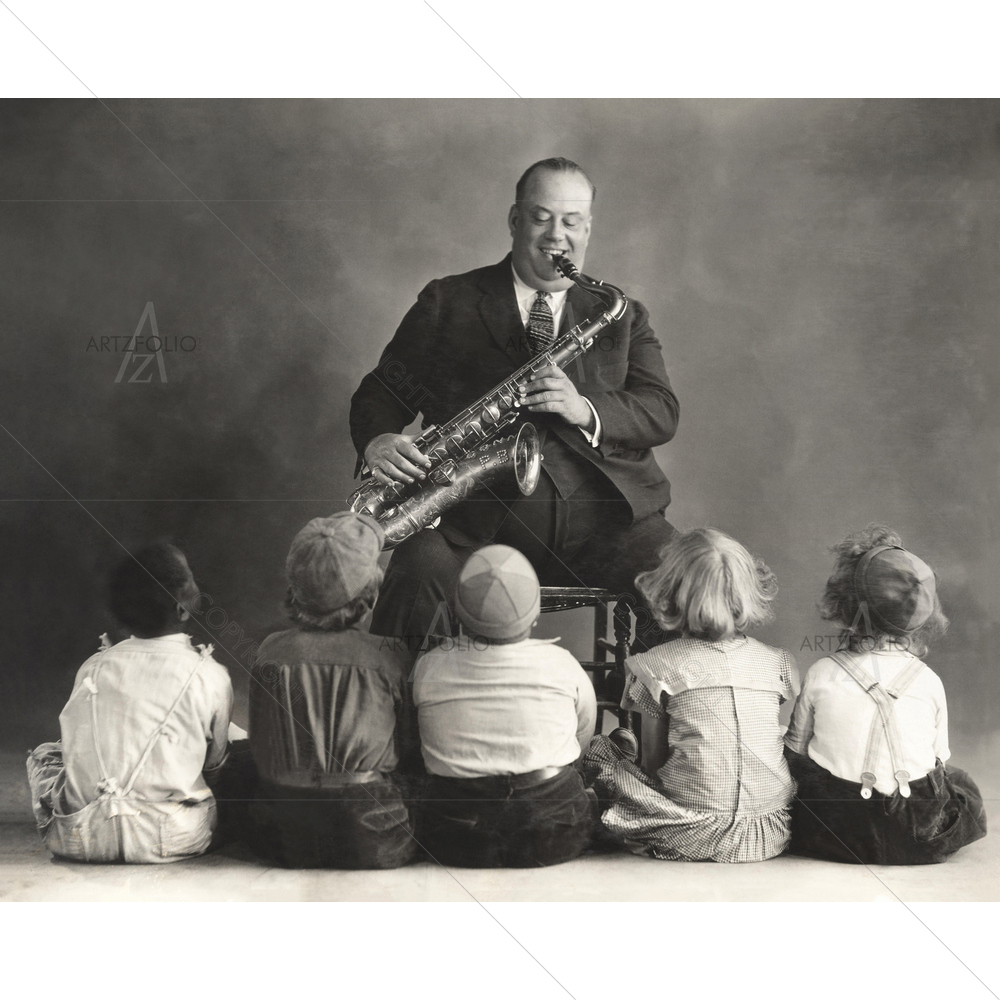 Saxophone Lessons — custom-size art design 5010520