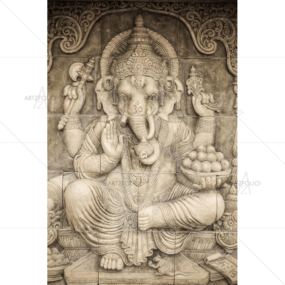 Hindu God Ganesha D10 — custom-size art design 5010524