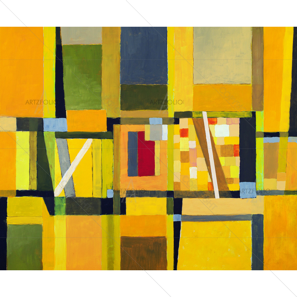 Abstract Colored Rectangles — Abstract custom art by ArtzFolio