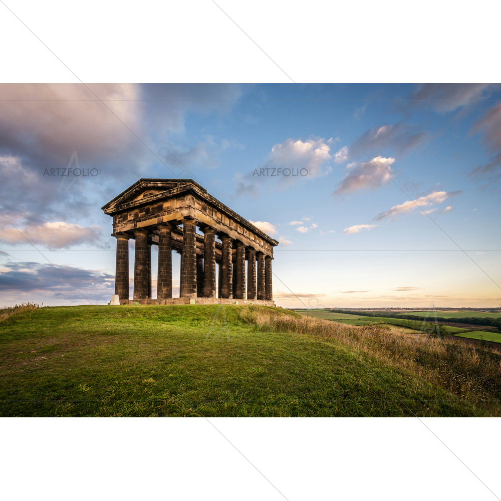 Penshaw Monument, Athens — Fluid marble custom art by ArtzFolio