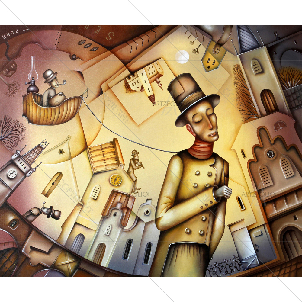 Gulliver & Lilliputians — custom-size art design 5010561