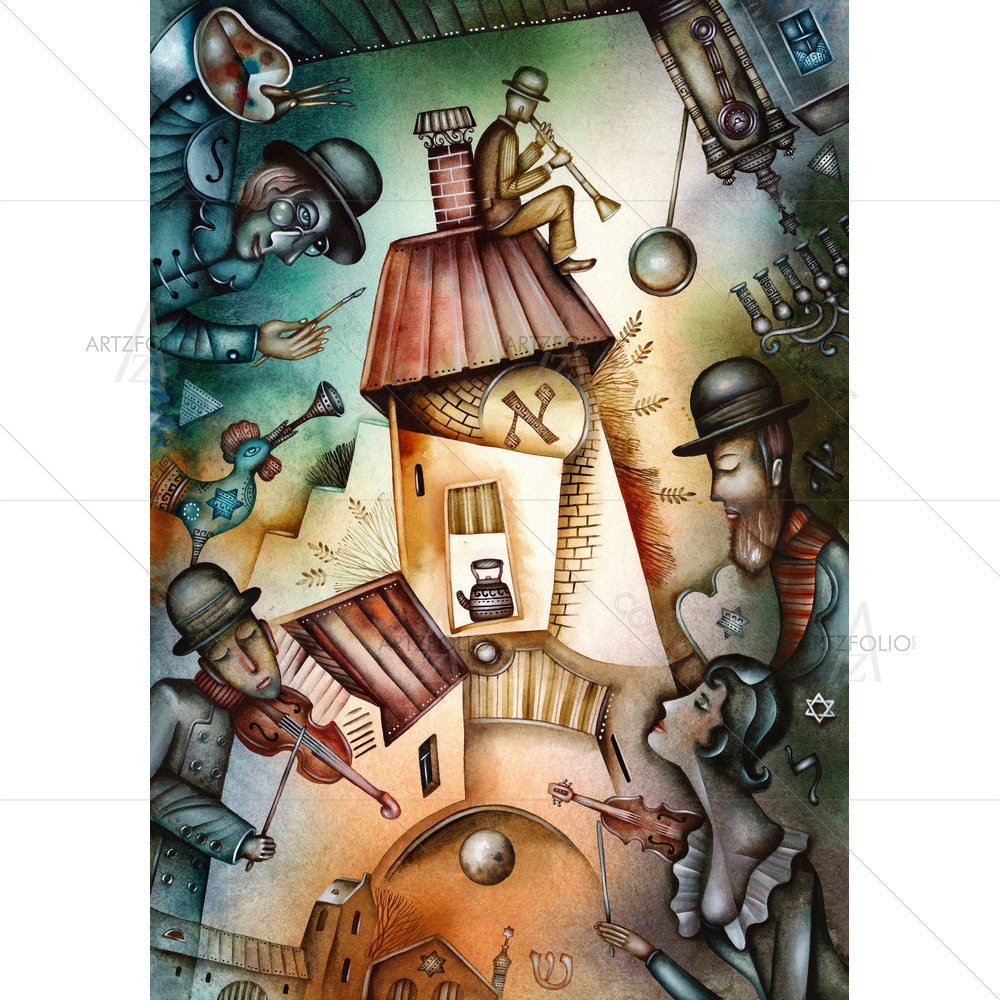 Jewish Orchestra D1 — custom-size art design 5010583
