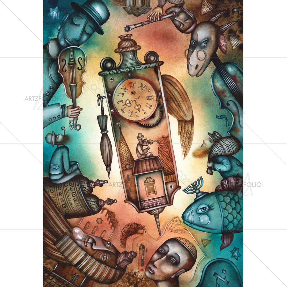 Jewish Holiday Hanukkah D2 — Devotional custom art by ArtzFolio