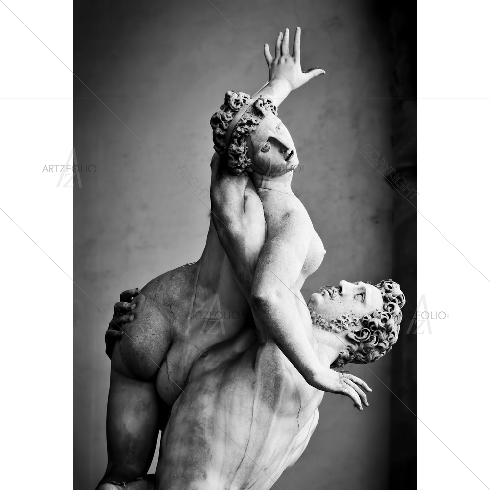 Sabine Women in Loggia Dei Lanzi, Florence, Italy — custom-size art design 5010596