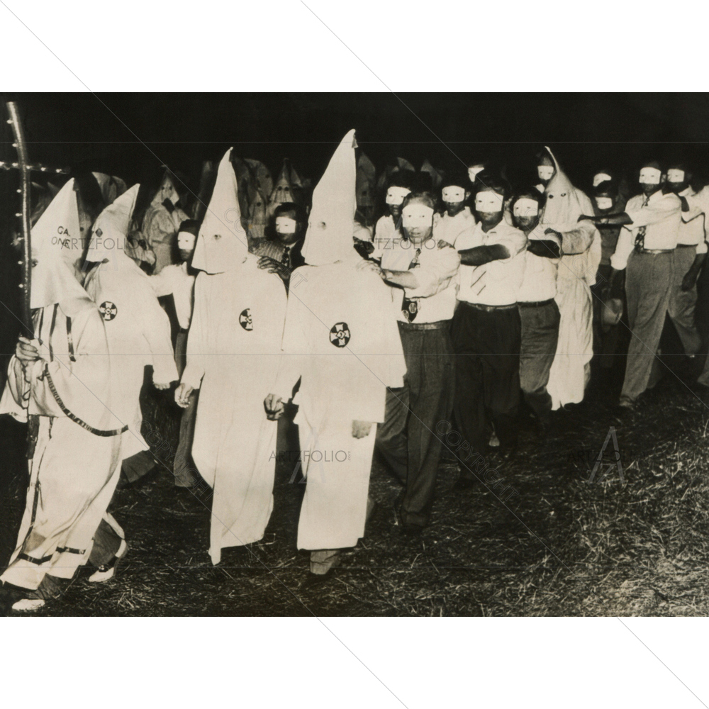 Ku Klux Klan Initiation, Atlanta, Georgia — Devotional custom art by ArtzFolio