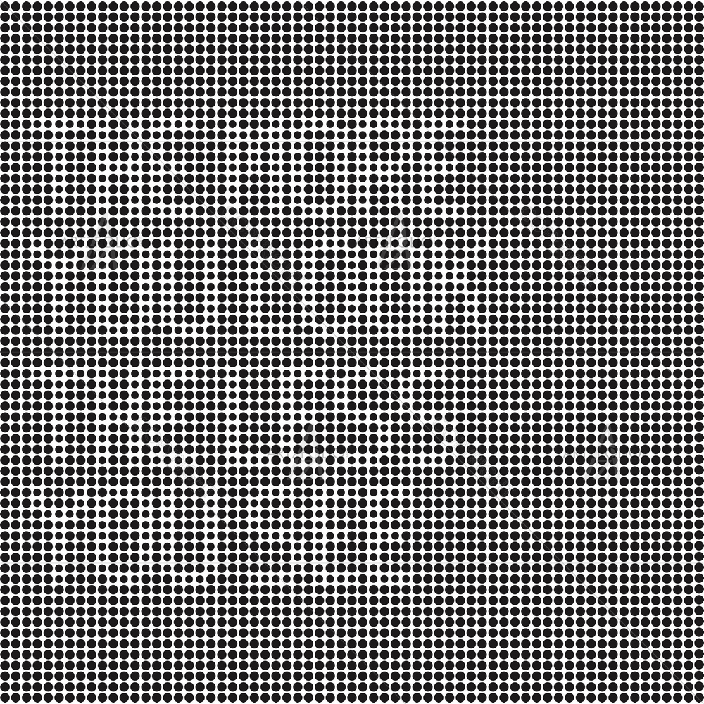 Optical Illusion Disappearing Text — Abstract custom art by ArtzFolio