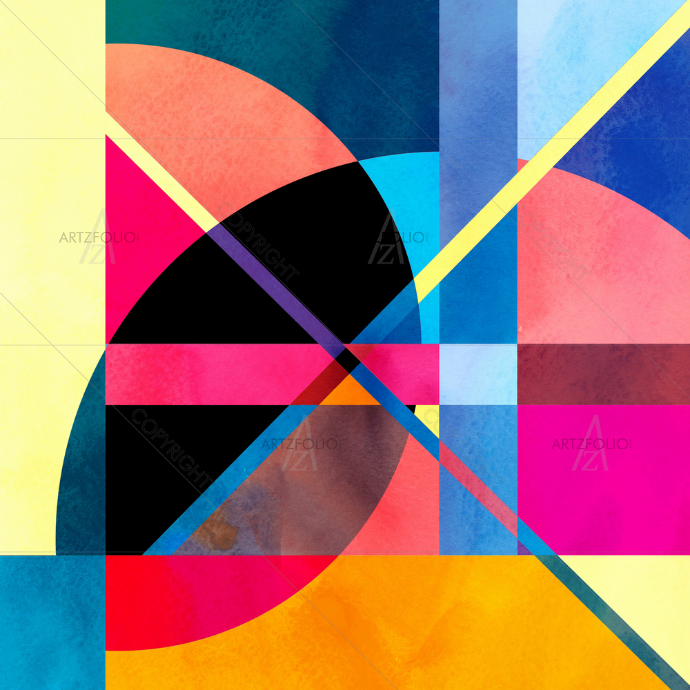 Abstract Colorful Elements D2 — custom-size art design 5010705