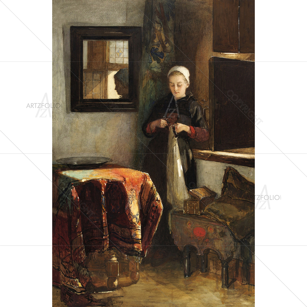 The Sunny Nook, Christoffel Bisschop — Devotional custom art by ArtzFolio