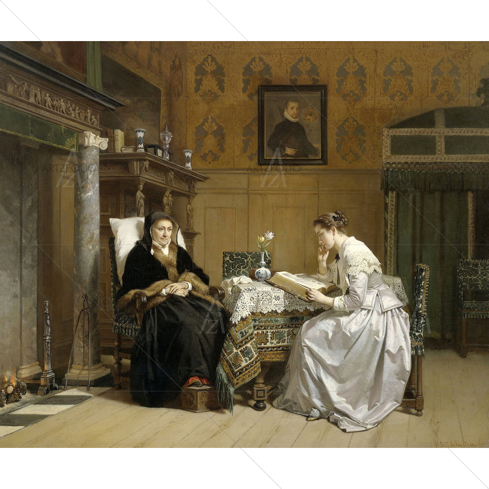 Sunday Morning, Hendrik Jacobus Scholten — Devotional custom art by ArtzFolio