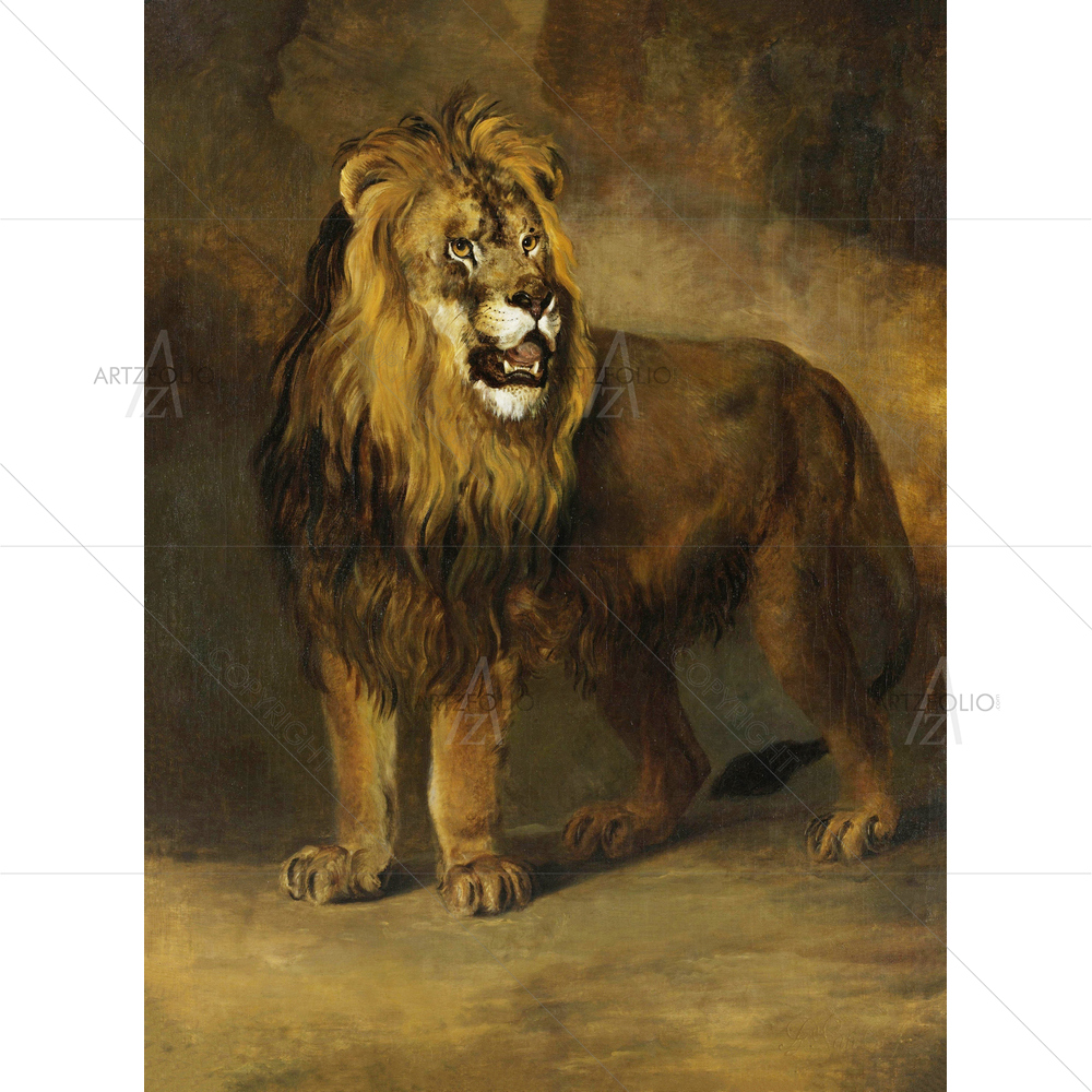 Lion from the Menagerie, Pieter Gerardus — custom-size art design 5010753