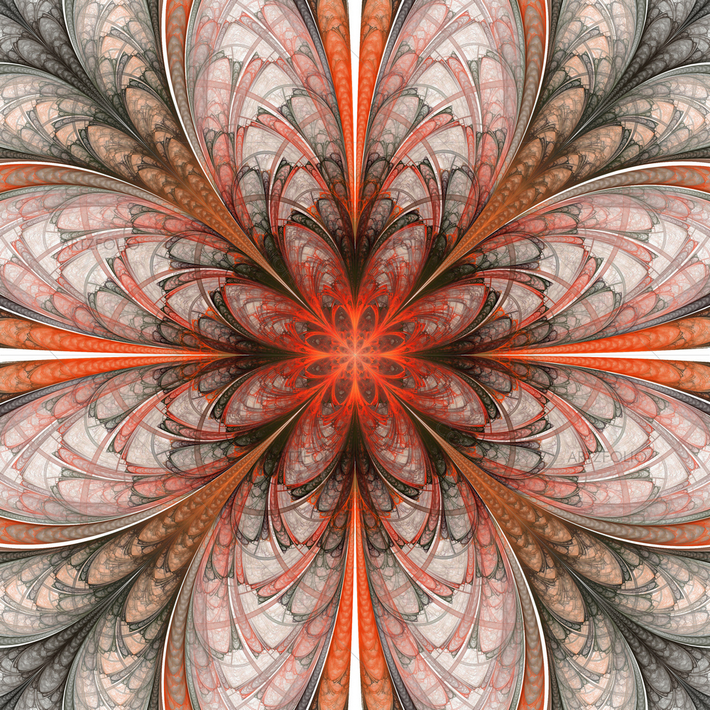 Abstract Flower Mandala — Devotional custom art by ArtzFolio