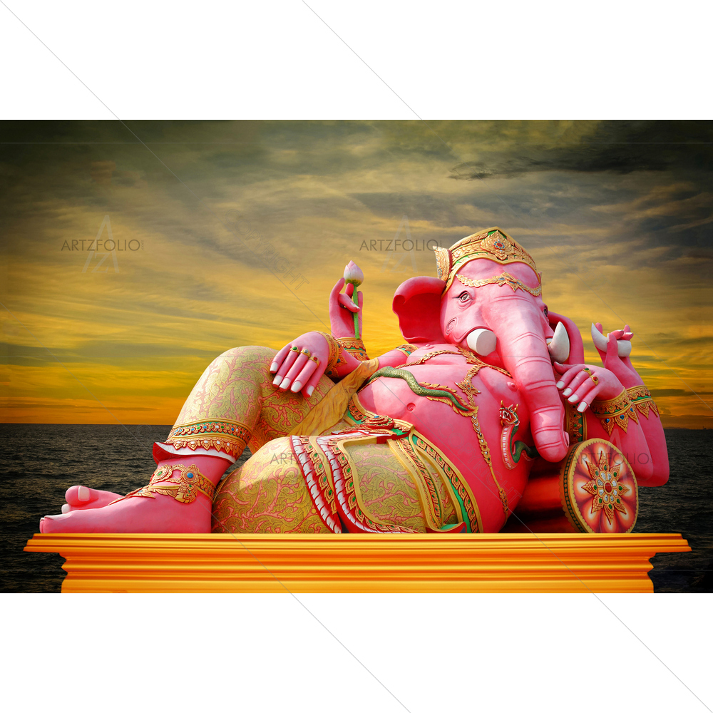 God Ganesh Sitting D2 — custom-size art design 5010793