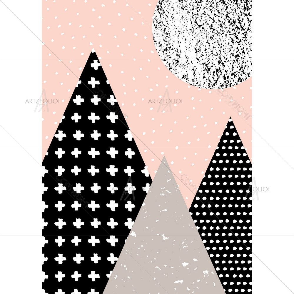 Abstract Geometry D2 — custom-size art design 5010805