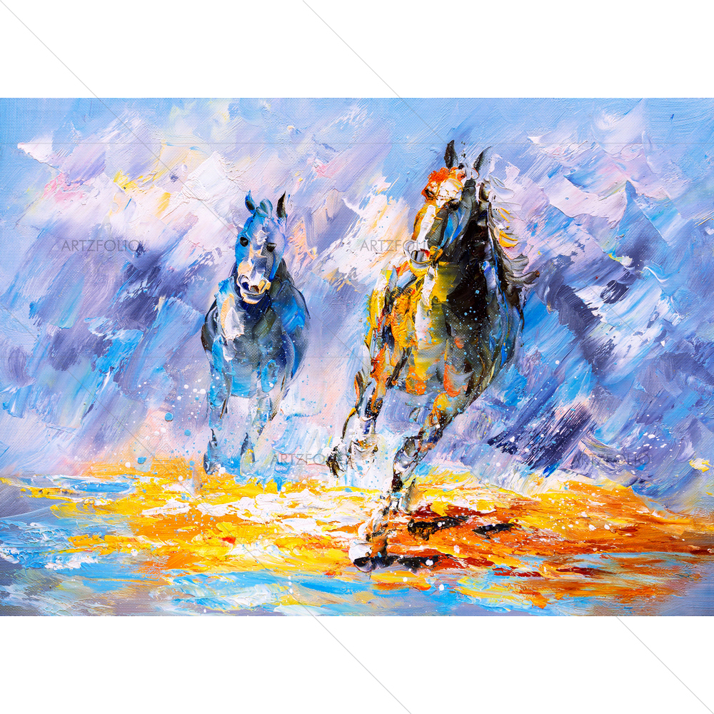 Running Horse D2 — custom-size art design 5010830